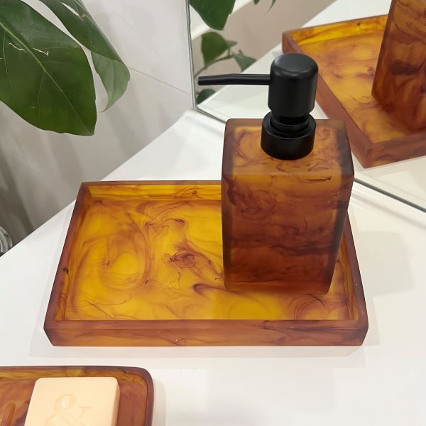 Resin Tray - Amber