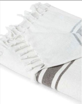 Folli Handtowel - Grey Stripe - Set of 3